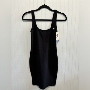 Champion Black Tank Dress with Logo XS or S